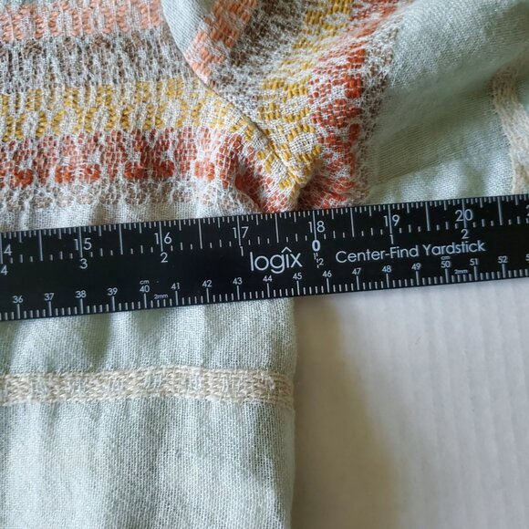 ZARA Cropped Linen Blend Cottage Core Farmhouse Cardigan Medium - Picture 16 of 16